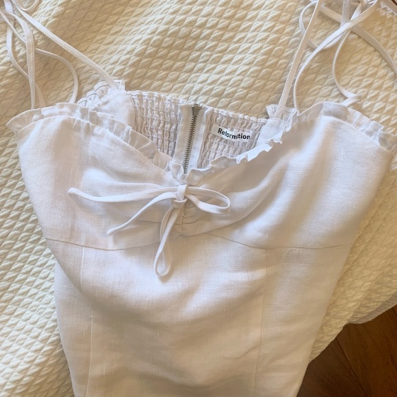 Reformation Holcomb Linen Top - Picture 4 of 4